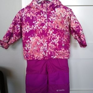 Columbia infant snow set snowsuit 6-12 months